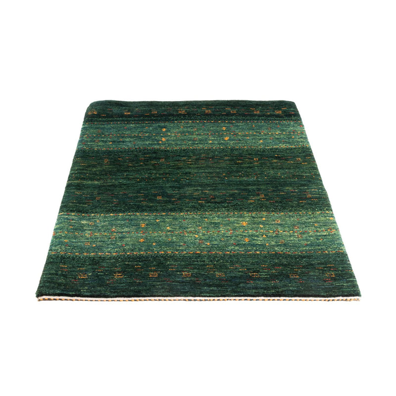 Alfombra Gabbeh - Loribaft Persa - 129 x 84 cm - verde