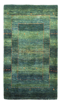Alfombra Gabbeh - Loribaft Persa - 135 x 83 cm - verde