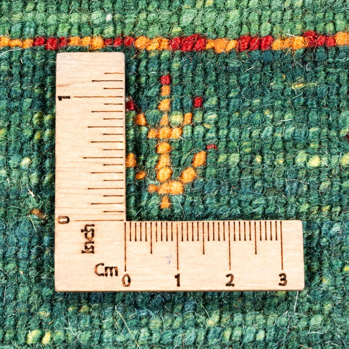 Alfombra Gabbeh - Loribaft Persa - 135 x 83 cm - verde