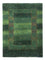 Alfombra Gabbeh - Loribaft Persa - 115 x 86 cm - verde