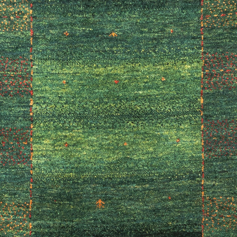 Alfombra Gabbeh - Loribaft Persa - 115 x 86 cm - verde