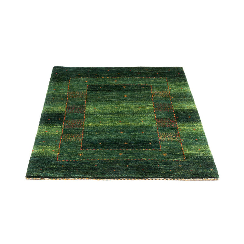 Alfombra Gabbeh - Loribaft Persa - 115 x 86 cm - verde