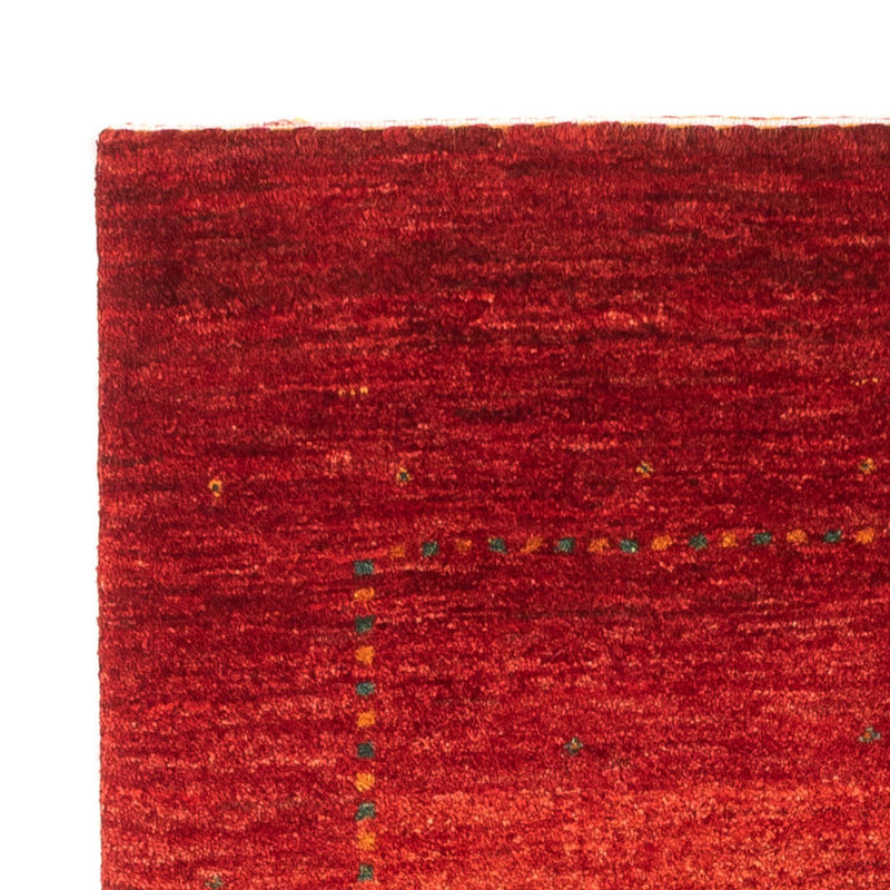 Alfombra Gabbeh - Loribaft Persa - 116 x 81 cm - rojo