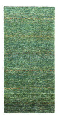 Alfombra Gabbeh - Loribaft Persa - 140 x 70 cm - verde