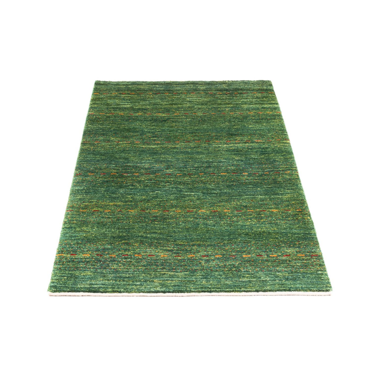 Alfombra Gabbeh - Loribaft Persa - 140 x 70 cm - verde