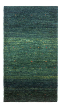 Alfombra Gabbeh - Loribaft Persa - 144 x 84 cm - verde