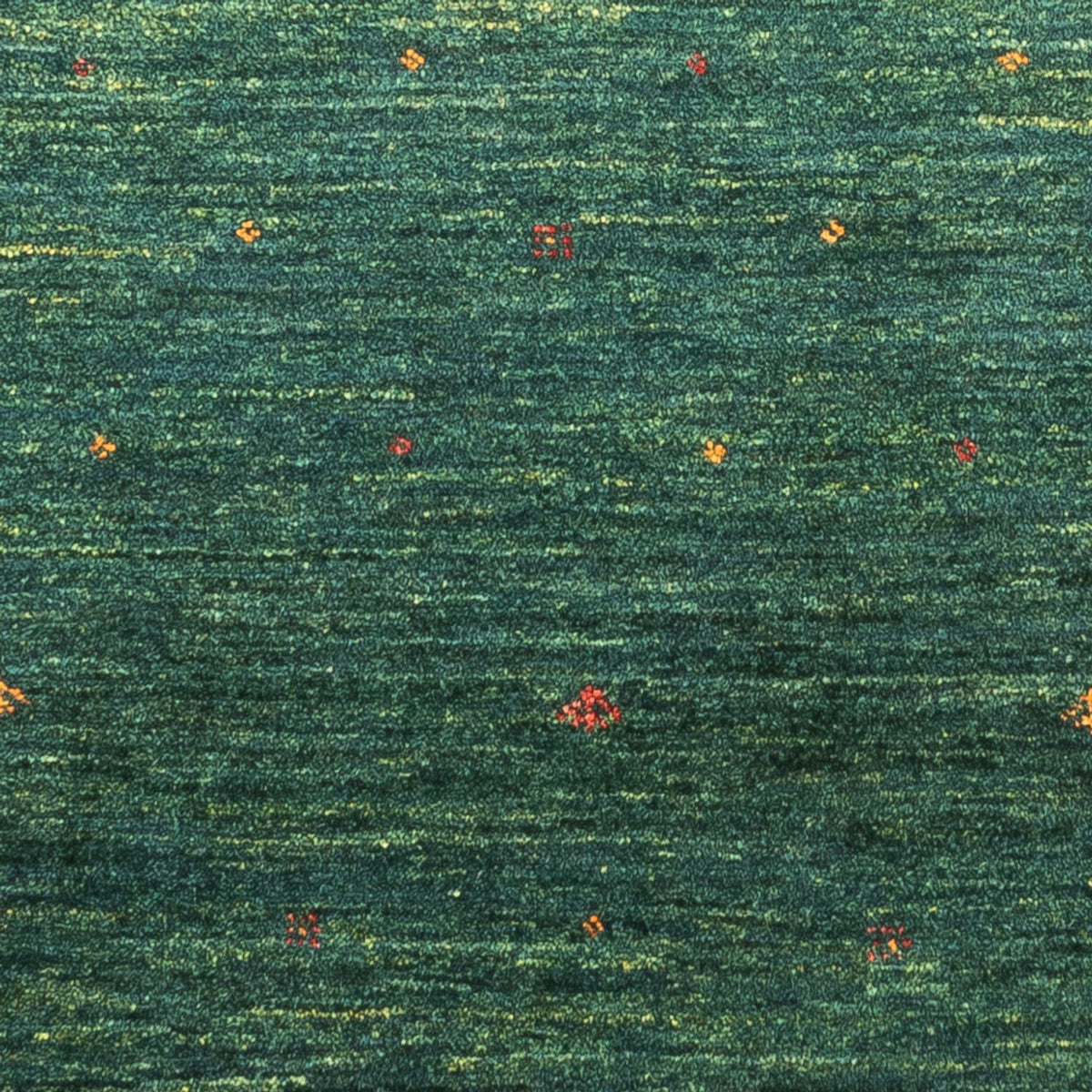 Alfombra Gabbeh - Loribaft Persa - 144 x 84 cm - verde