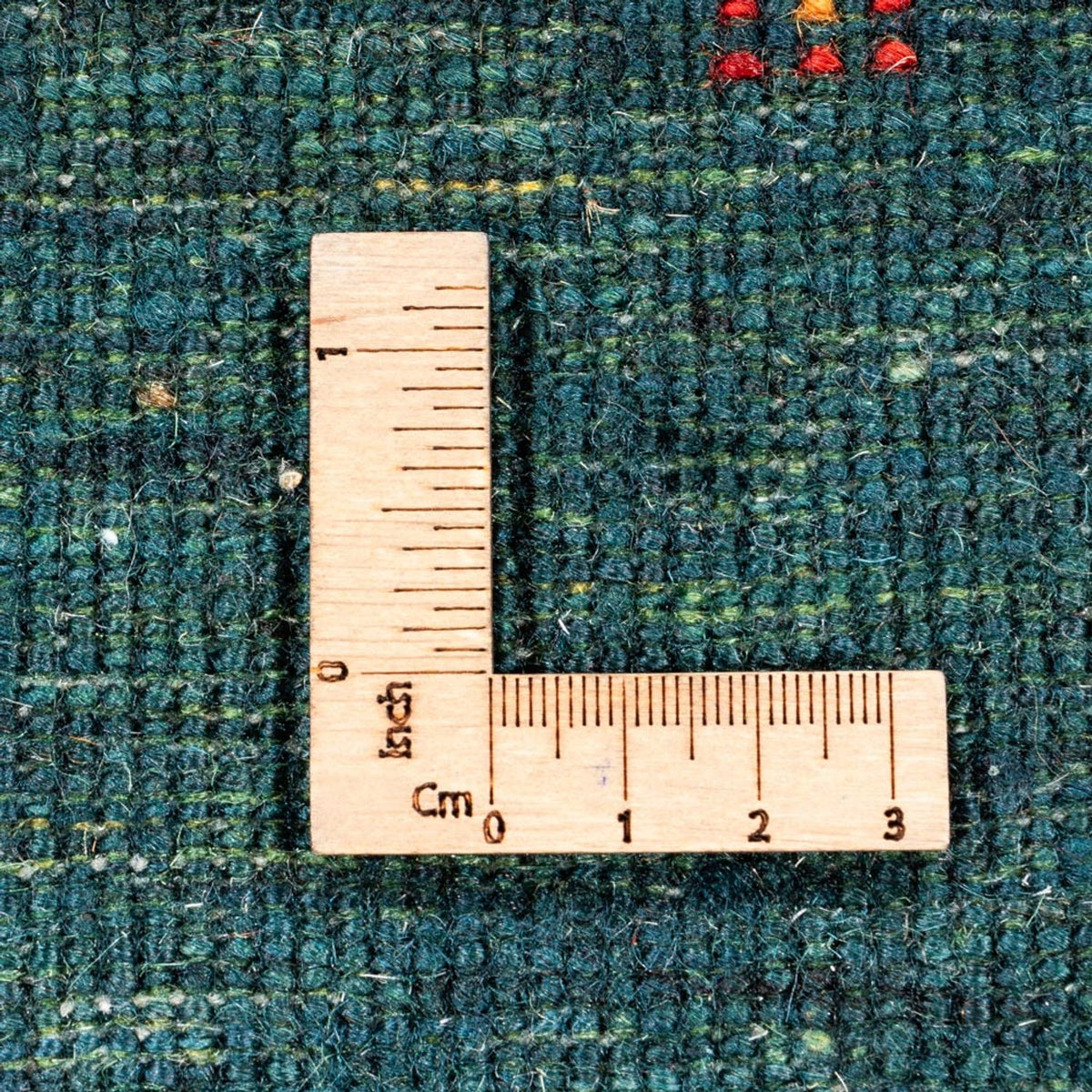 Alfombra Gabbeh - Loribaft Persa - 144 x 84 cm - verde