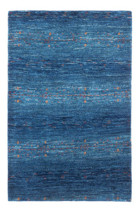 Alfombra Gabbeh - Loribaft Persa - 120 x 80 cm - azul