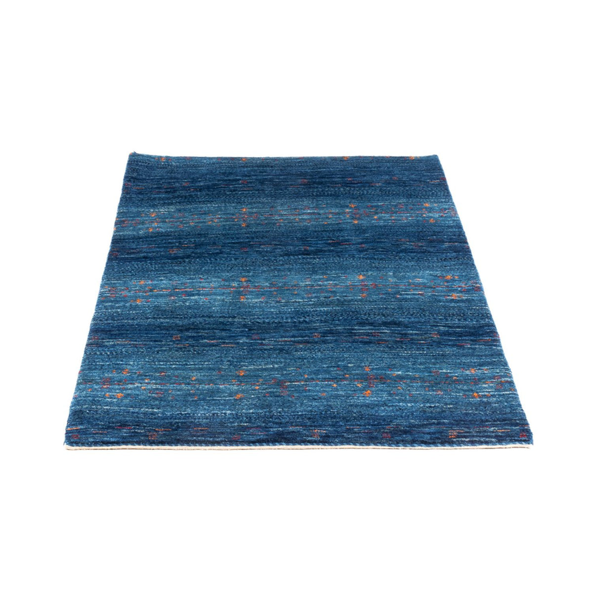 Alfombra Gabbeh - Loribaft Persa - 120 x 80 cm - azul