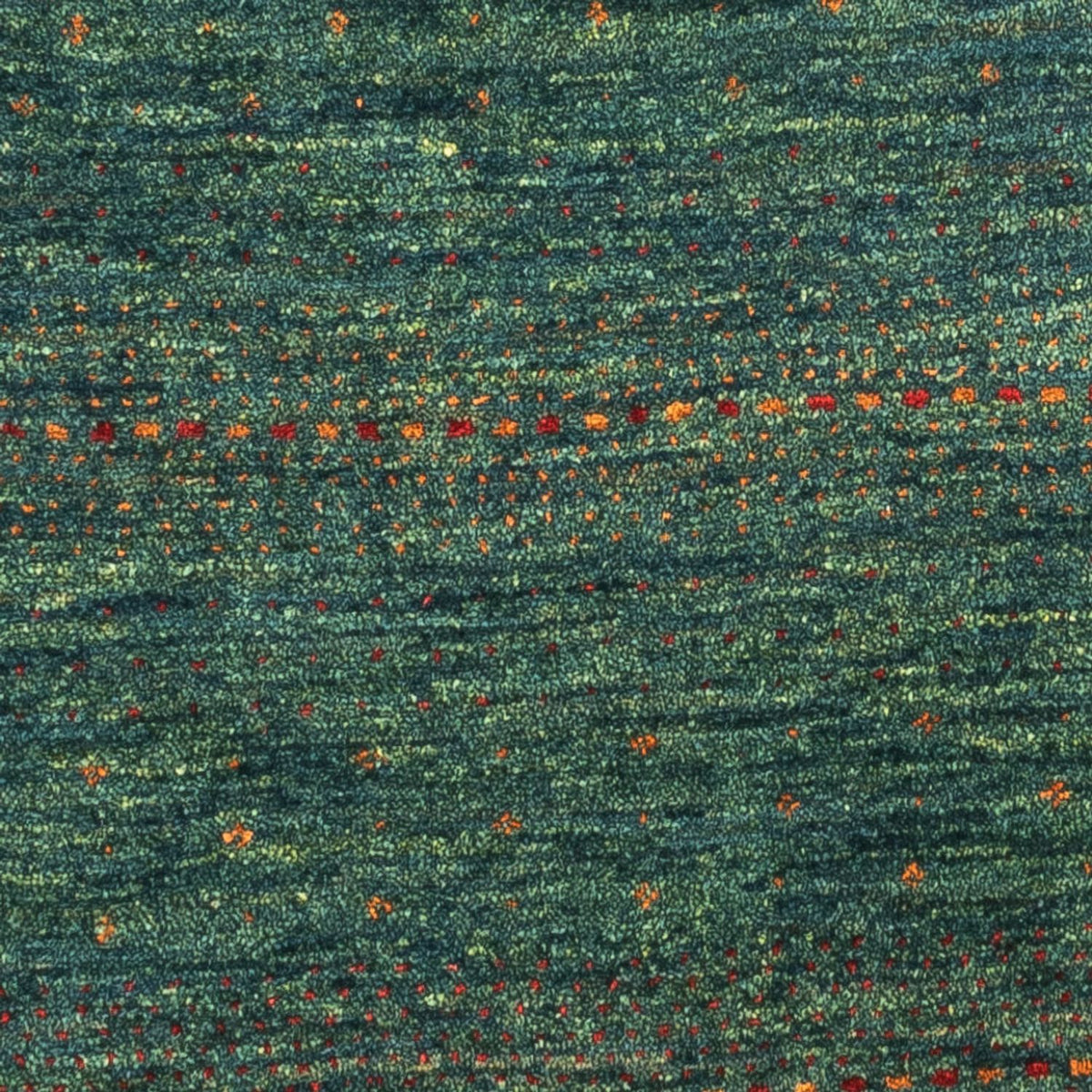Alfombra Gabbeh - Loribaft Persa - 124 x 87 cm - verde