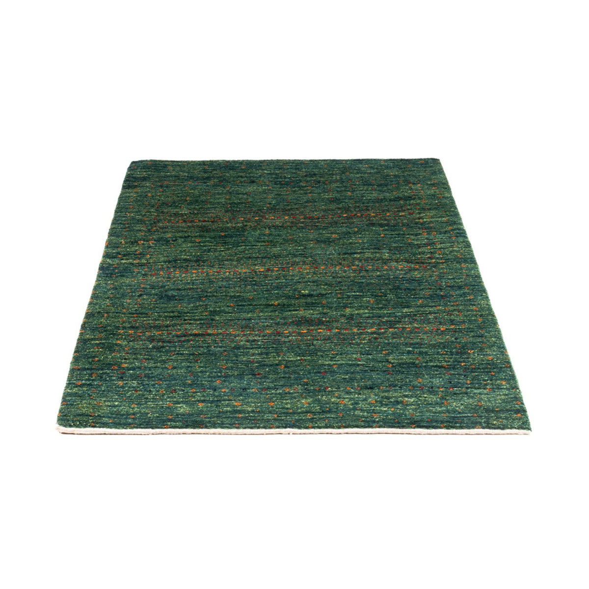 Alfombra Gabbeh - Loribaft Persa - 124 x 87 cm - verde