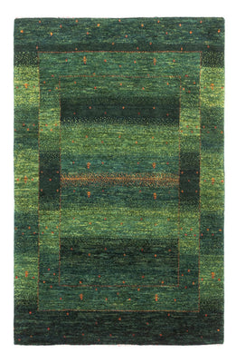 Alfombra Gabbeh - Loribaft Persa - 129 x 82 cm - verde
