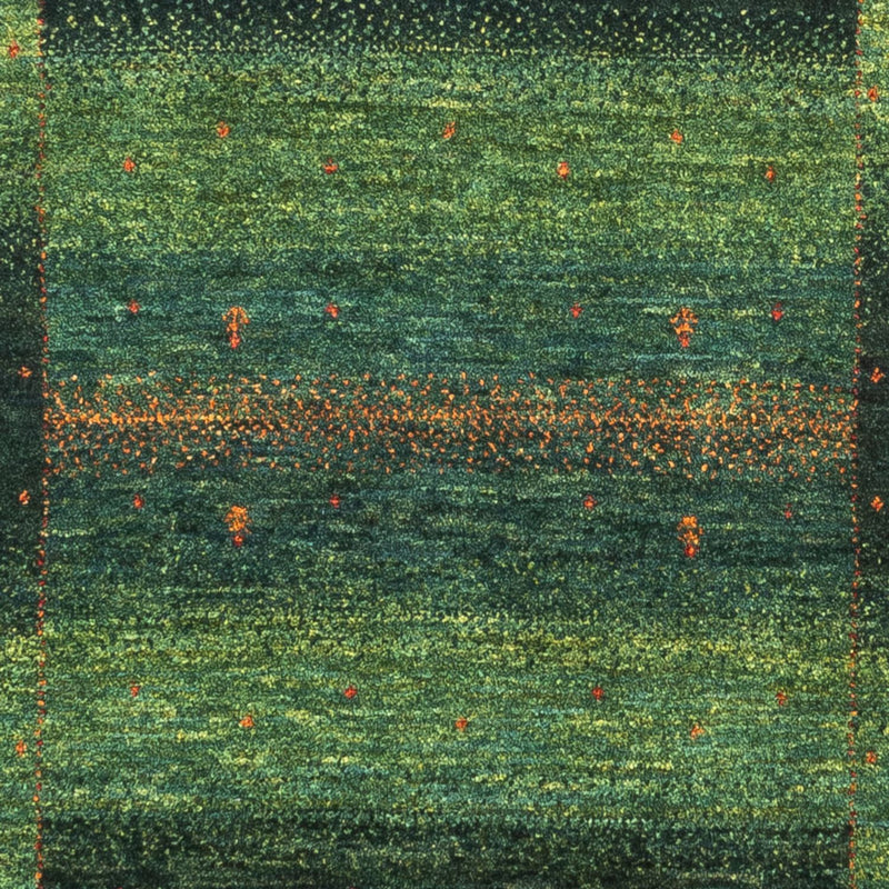Alfombra Gabbeh - Loribaft Persa - 129 x 82 cm - verde