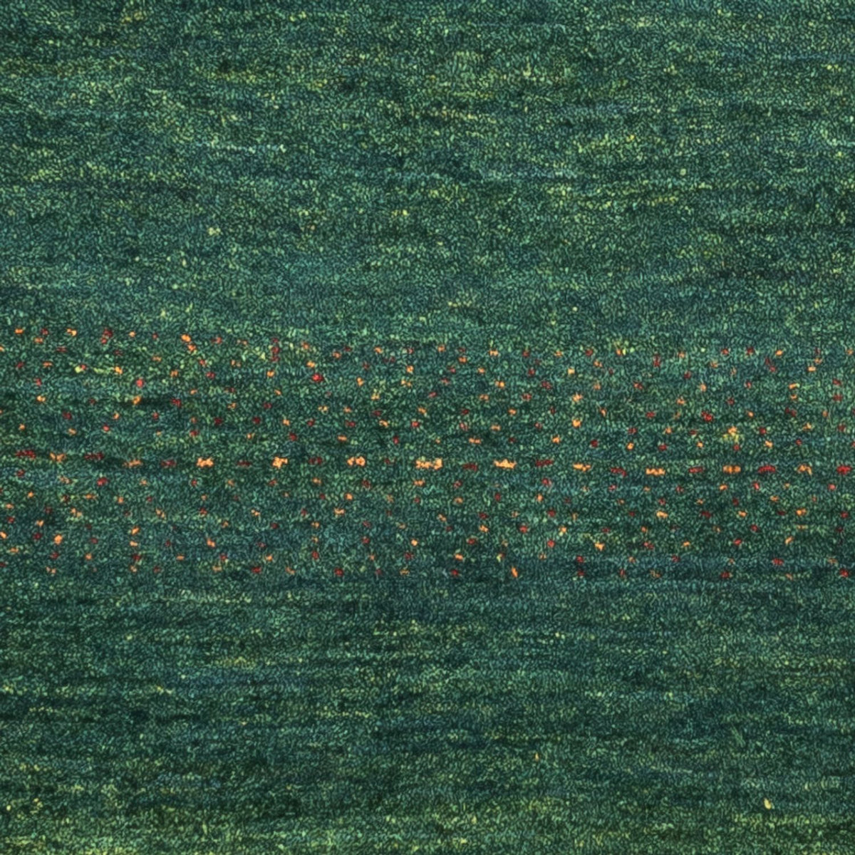 Alfombra Gabbeh - Loribaft Persa - 126 x 78 cm - verde