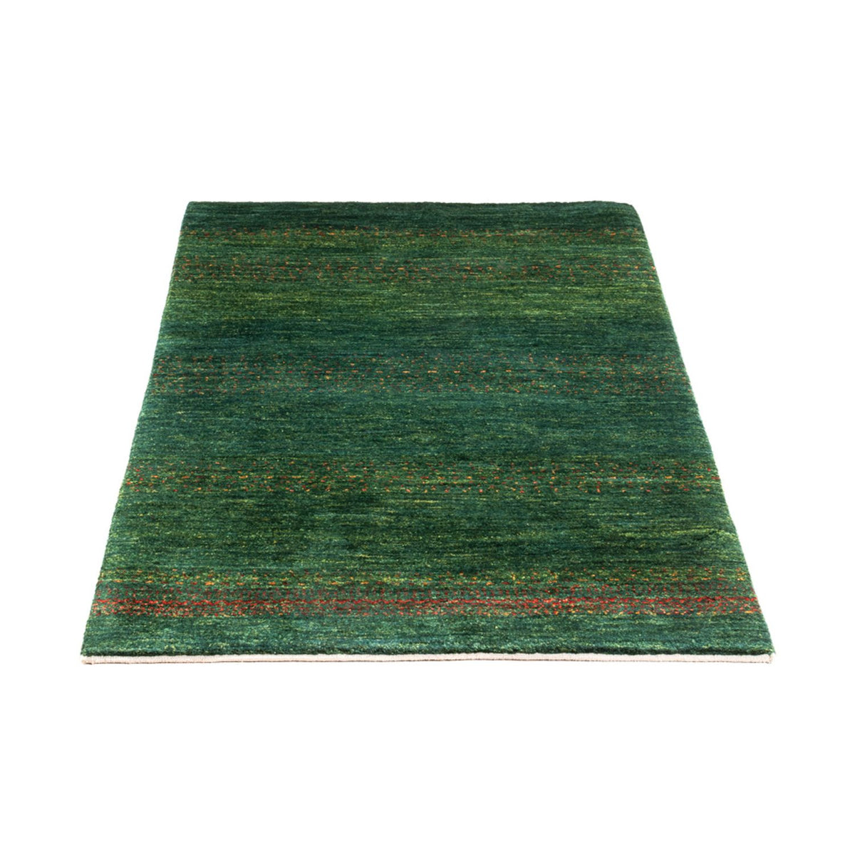 Alfombra Gabbeh - Loribaft Persa - 126 x 78 cm - verde