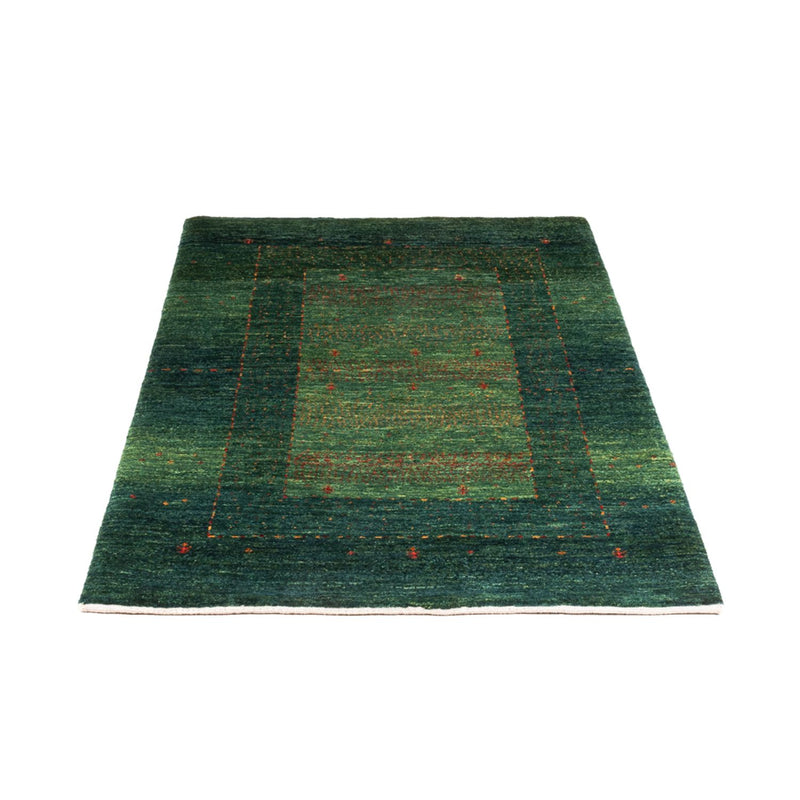 Alfombra Gabbeh - Loribaft Persa - 132 x 85 cm - verde