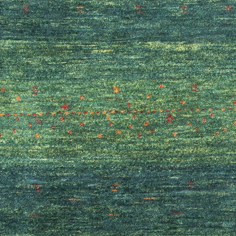 Alfombra Gabbeh - Loribaft Persa - 126 x 84 cm - verde