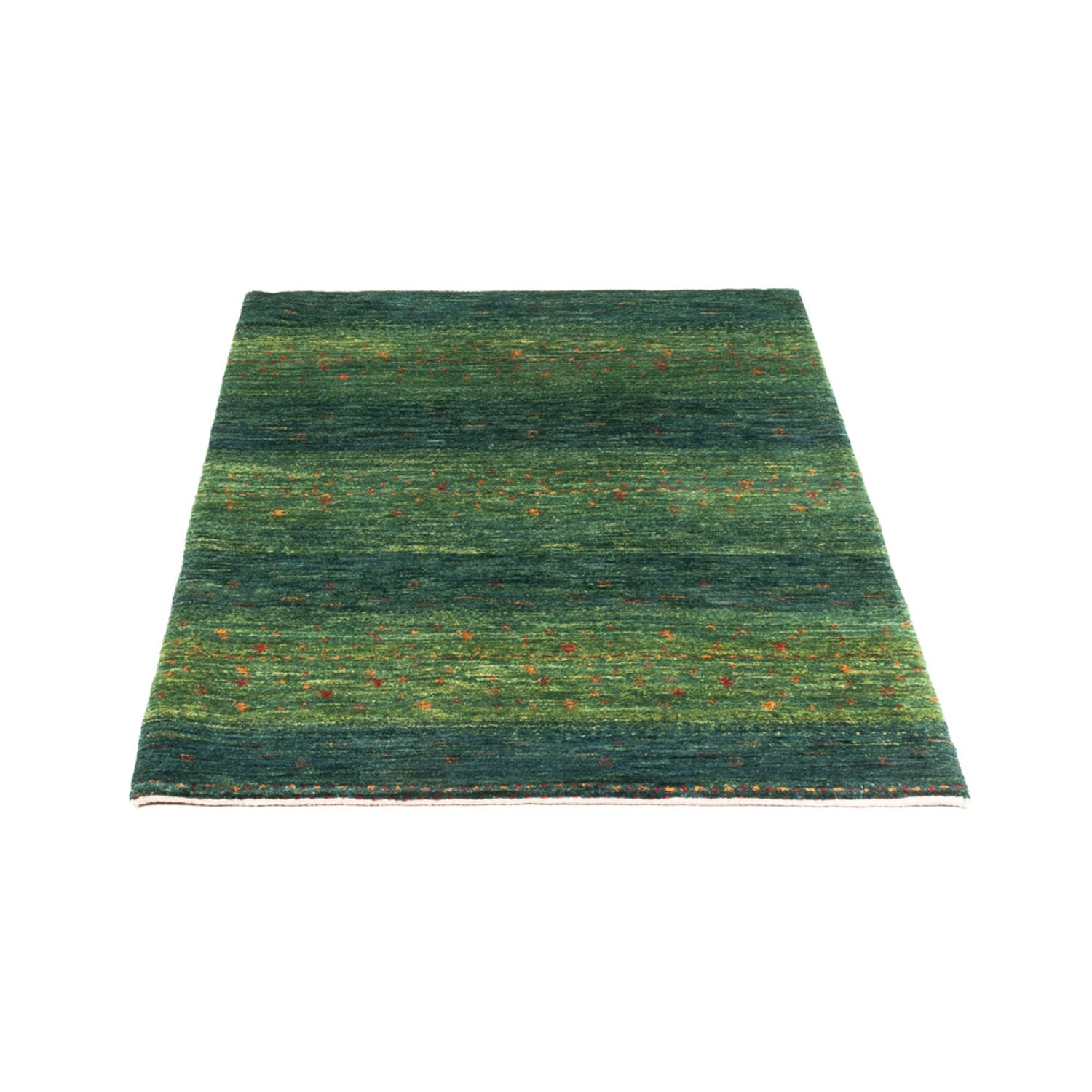 Alfombra Gabbeh - Loribaft Persa - 126 x 84 cm - verde