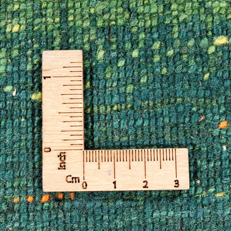 Alfombra Gabbeh - Loribaft Persa - 126 x 84 cm - verde