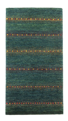 Alfombra Gabbeh - Loribaft Persa - 136 x 68 cm - verde