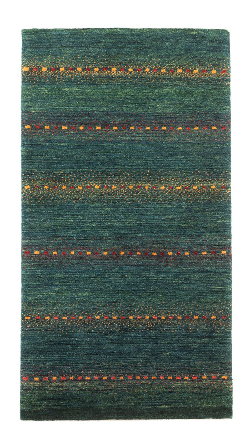 Alfombra Gabbeh - Loribaft Persa - 136 x 68 cm - verde