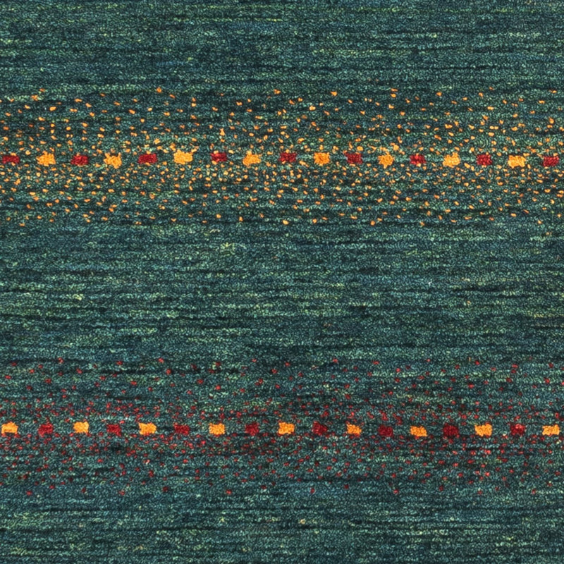 Alfombra Gabbeh - Loribaft Persa - 136 x 68 cm - verde