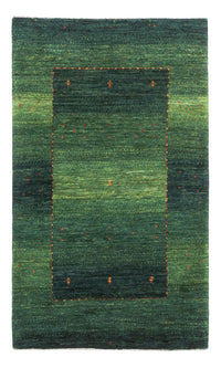 Alfombra Gabbeh - Loribaft Persa - 128 x 80 cm - verde