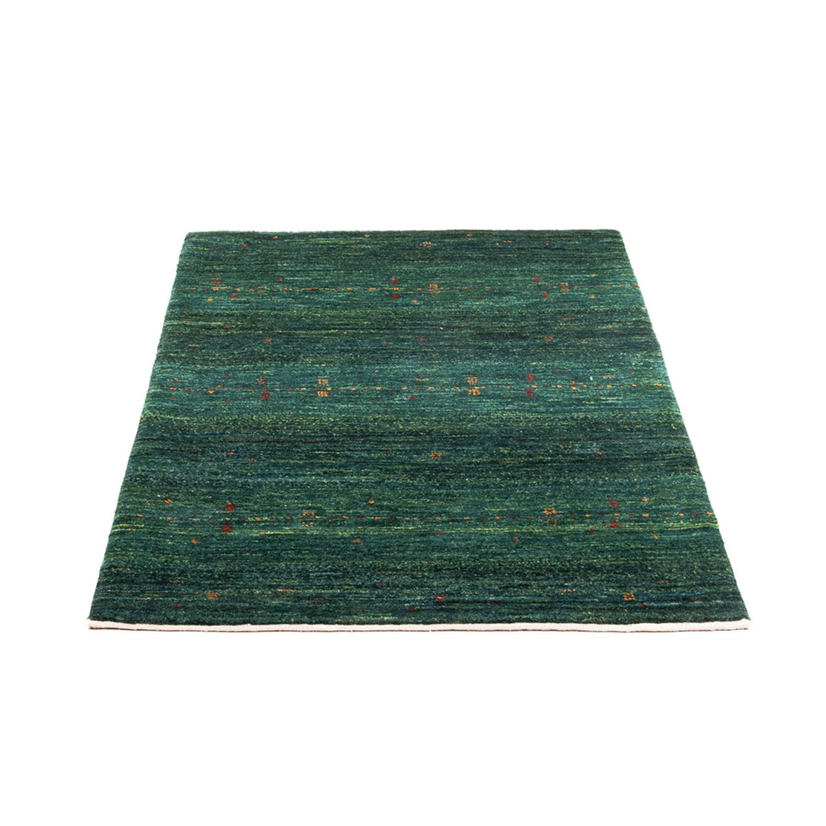 Alfombra Gabbeh - Loribaft Persa - 125 x 82 cm - verde
