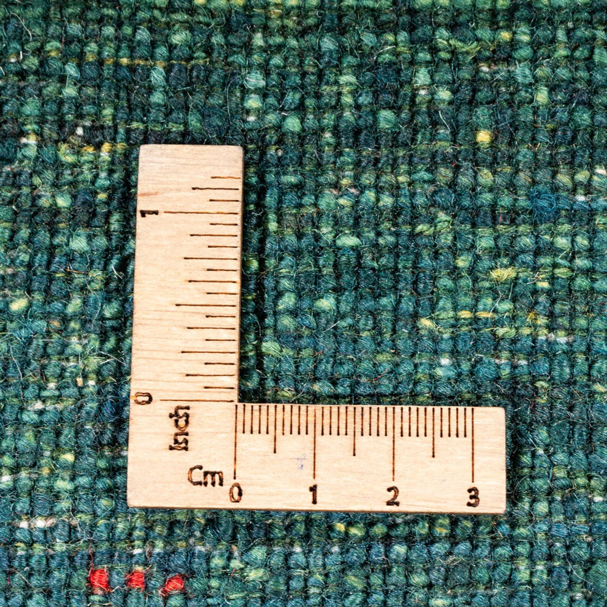 Alfombra Gabbeh - Loribaft Persa - 125 x 82 cm - verde