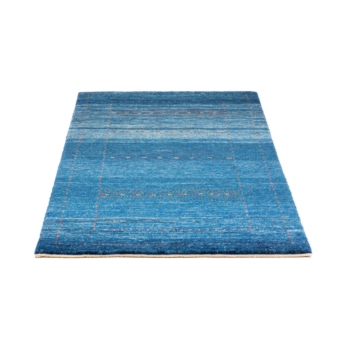 Alfombra Gabbeh - Loribaft Persa - 153 x 85 cm - azul