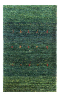 Alfombra Gabbeh - Loribaft Persa - 136 x 87 cm - verde