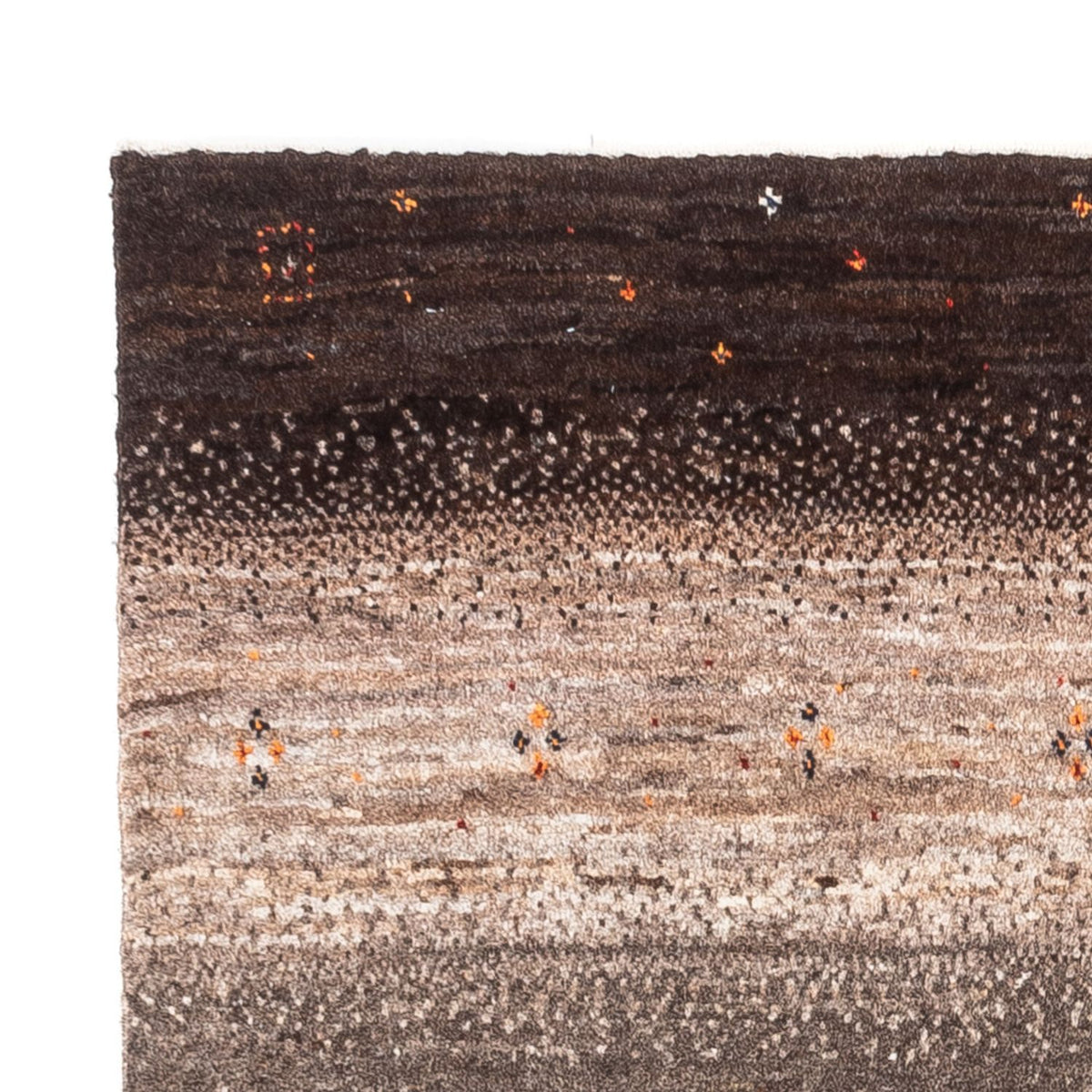 Alfombra Gabbeh - Loribaft Persa - 127 x 82 cm - gris