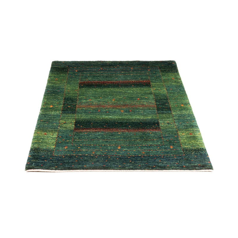 Alfombra Gabbeh - Loribaft Persa - 125 x 86 cm - verde