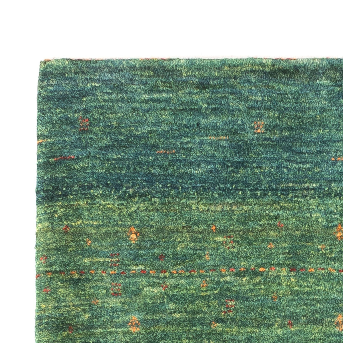 Alfombra Gabbeh - Loribaft Persa - 133 x 84 cm - verde