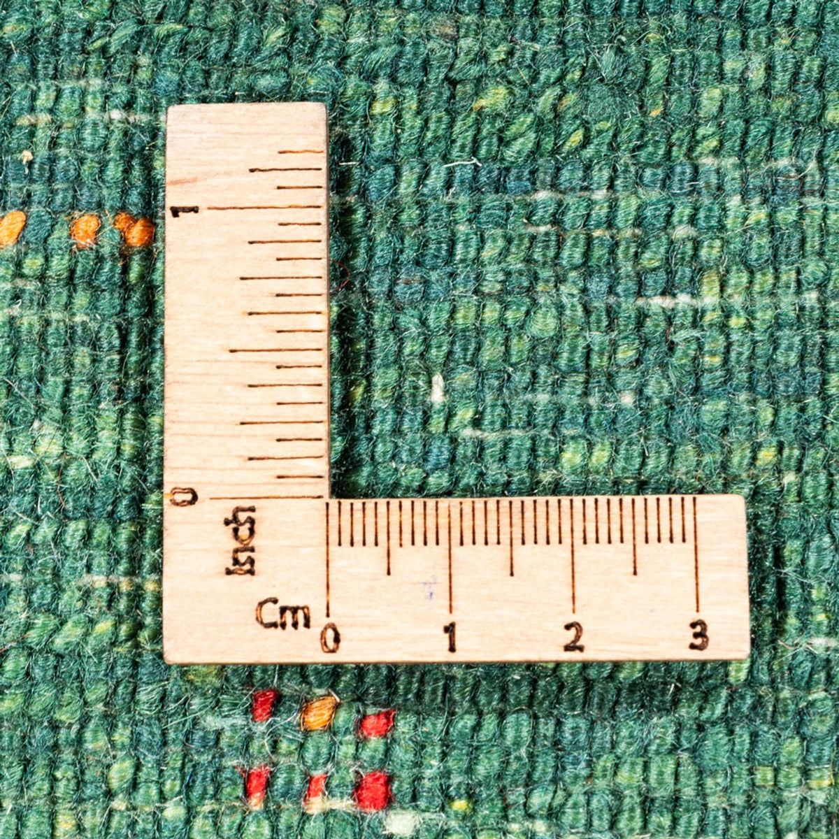 Alfombra Gabbeh - Loribaft Persa - 133 x 84 cm - verde