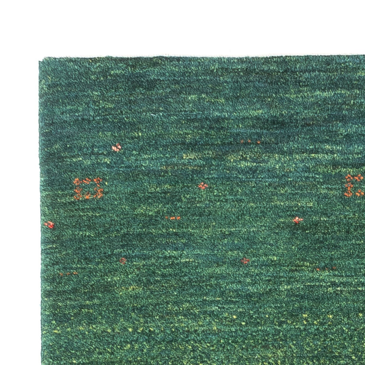 Alfombra Gabbeh - Loribaft Persa - 120 x 76 cm - verde