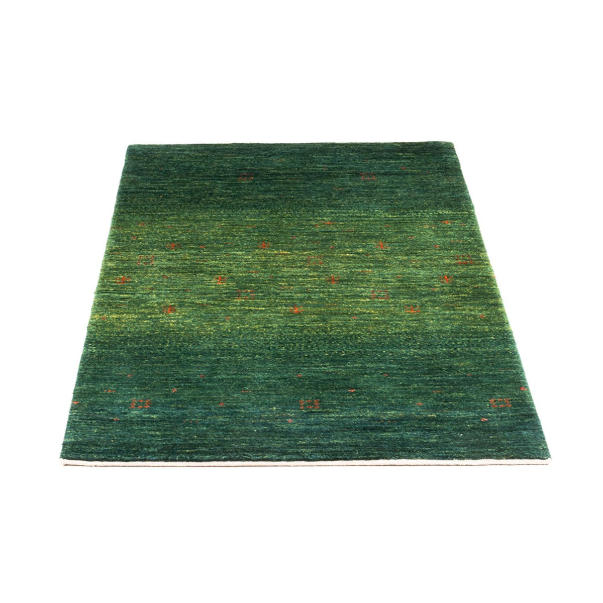 Alfombra Gabbeh - Loribaft Persa - 120 x 76 cm - verde
