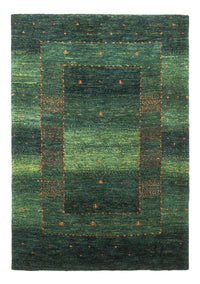 Alfombra Gabbeh - Loribaft Persa - 121 x 85 cm - verde
