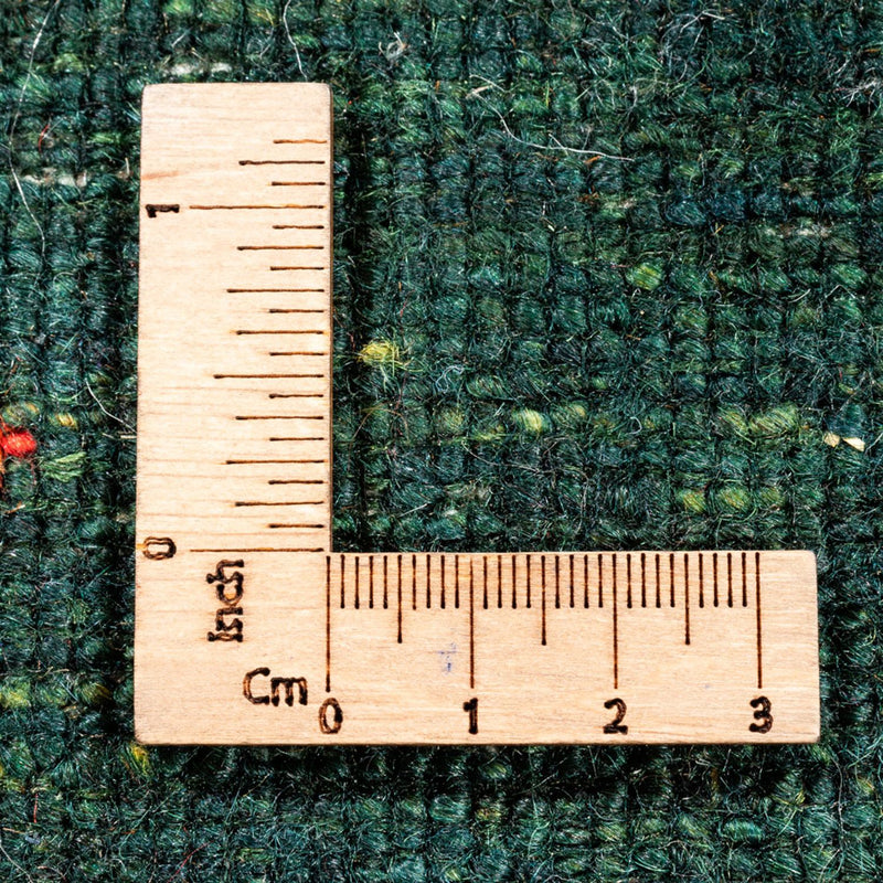 Alfombra Gabbeh - Loribaft Persa - 121 x 85 cm - verde
