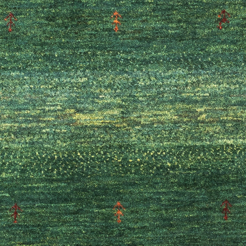 Alfombra Gabbeh - Loribaft Persa - 120 x 80 cm - verde