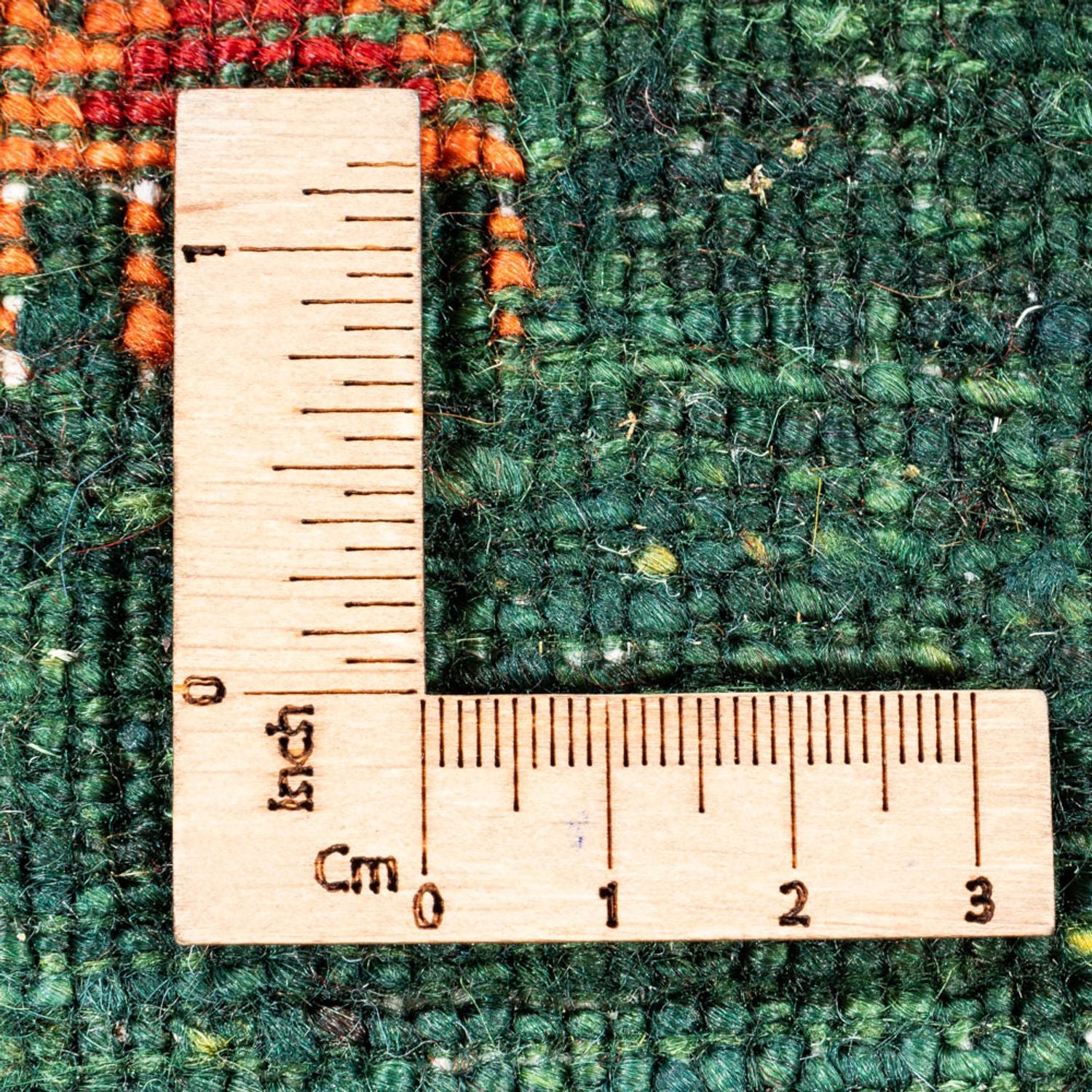 Alfombra Gabbeh - Loribaft Persa - 120 x 80 cm - verde