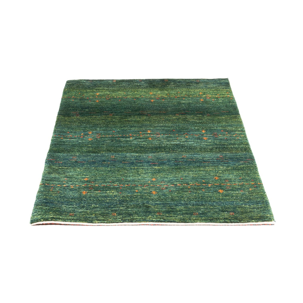 Alfombra Gabbeh - Loribaft Persa - 125 x 85 cm - verde