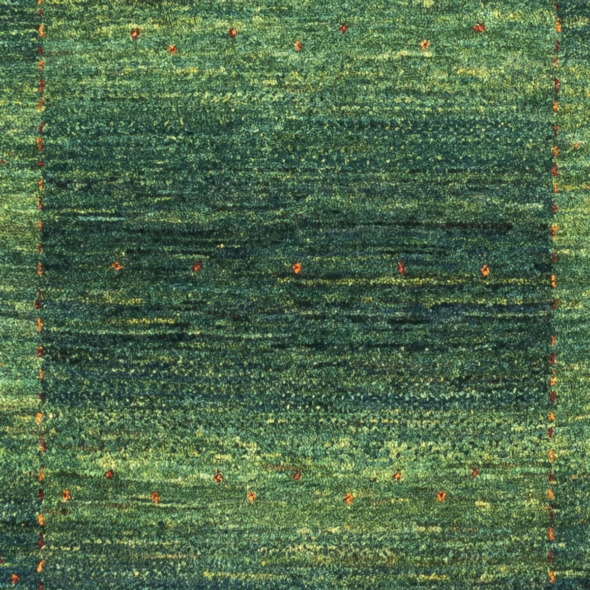 Alfombra Gabbeh - Loribaft Persa - 133 x 83 cm - verde