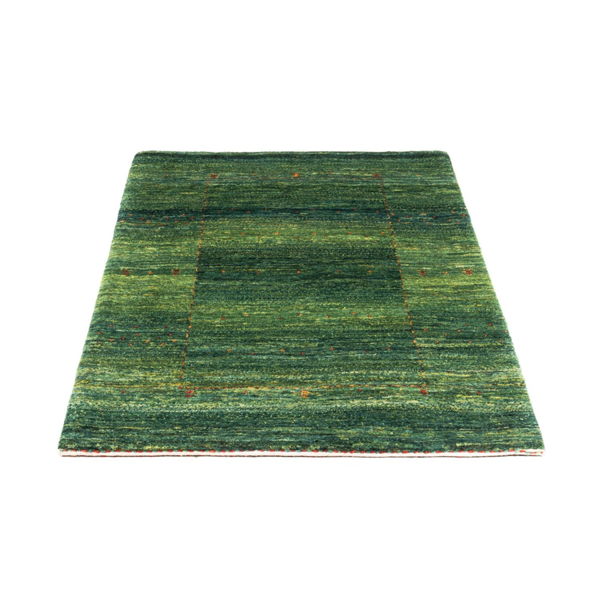Alfombra Gabbeh - Loribaft Persa - 133 x 83 cm - verde