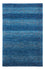 Alfombra Gabbeh - Loribaft Persa - 131 x 85 cm - azul