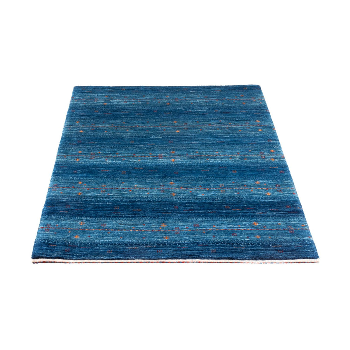 Alfombra Gabbeh - Loribaft Persa - 131 x 85 cm - azul