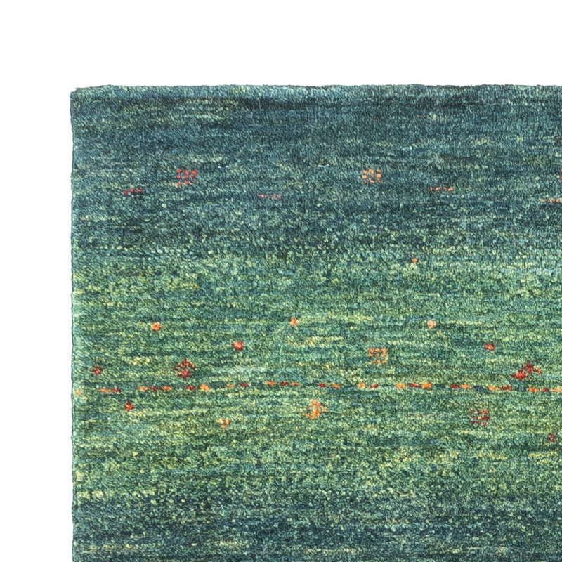 Alfombra Gabbeh - Loribaft Persa - 123 x 78 cm - verde