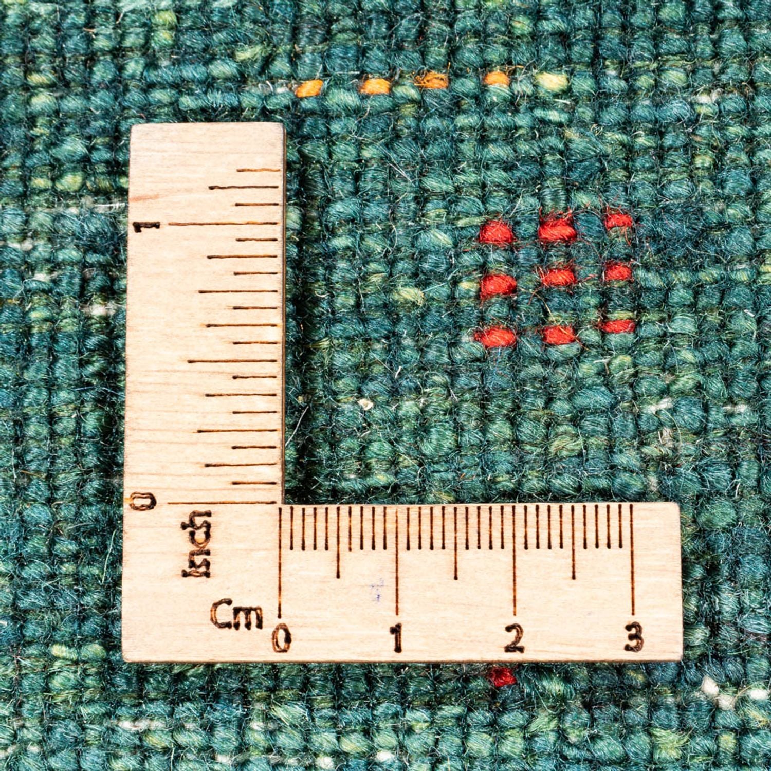 Alfombra Gabbeh - Loribaft Persa - 123 x 78 cm - verde