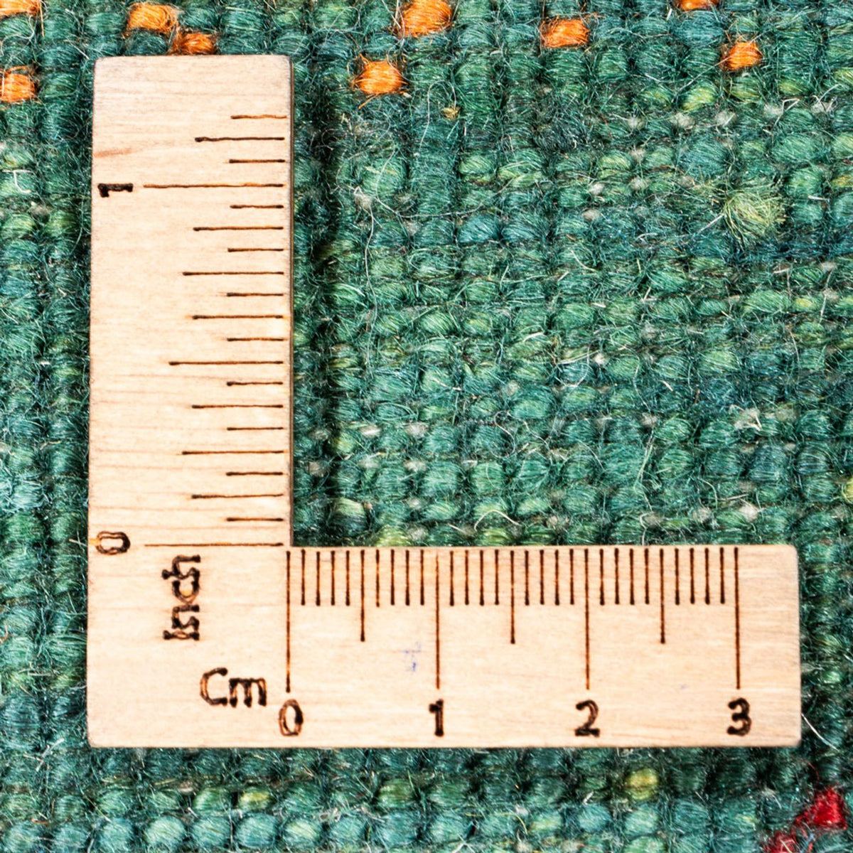 Alfombra Gabbeh - Loribaft Persa - 128 x 82 cm - verde